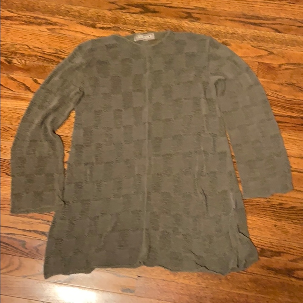 Su-Zen elegant mocha tunic sweater like Skif